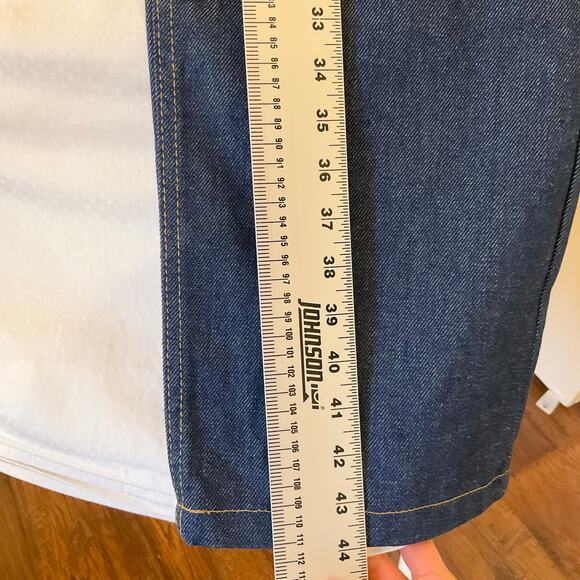 Aramark Men Durable Denim Straight Leg Jeans Size 36 x 34, Blue - Picture 3 of 10